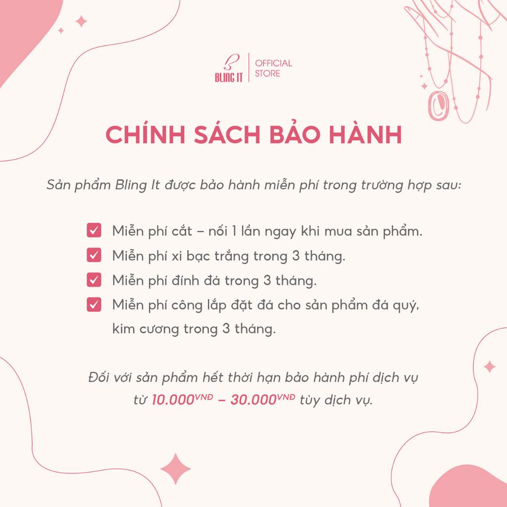 Lắc tay bạc nữ BLINGIT trái tim đơn giản nữ tính tiểu thư, quà tặng valentine 14/2, quà 8/3 ý nghĩa