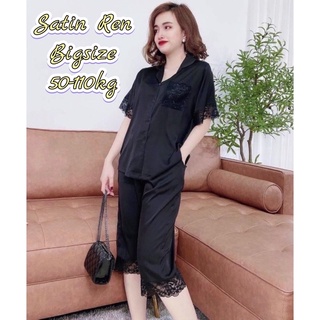 Đồ Bộ Lụa Satin Ren Bigsize siêu xinh