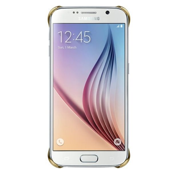Ốp lưng Clear cover Cho Galaxy S6 viền mạ crow
