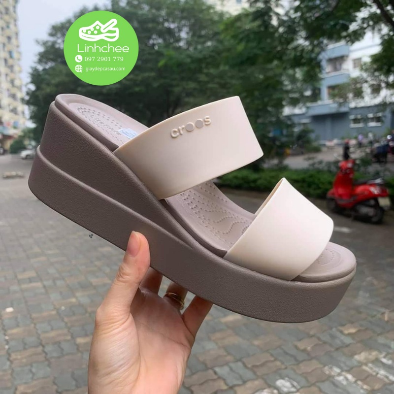 Sandal Cross Nữ Brooklyn Mid Wedge mẫu 2021