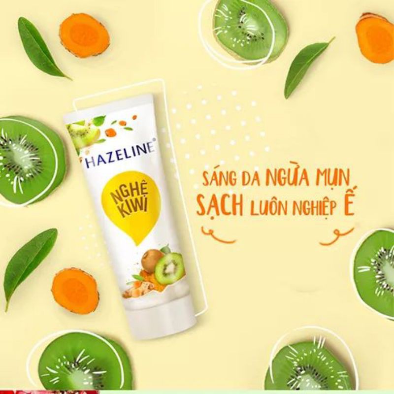 sữa rửa mặt Hazeline nghệ kiwi 50 gr