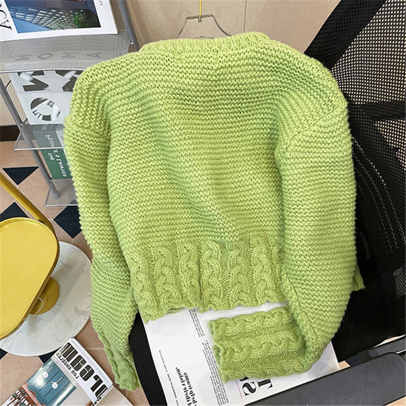 Xiaoxiang Áo Khoác Cardigan Dệt Kim Ngắn Ba Chiều Phong Cách Pháp Ngọt Ngào Thời Trang Thu Đông Dành Cho Nữ  tao bao