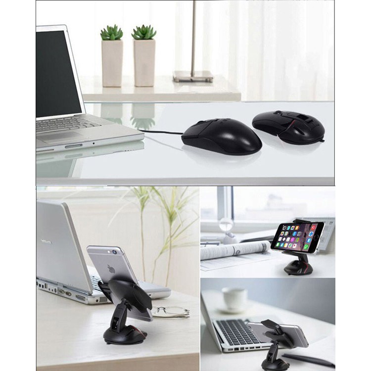 Giá Đỡ Điện Thoại Hình Chuột Cao Cấp Để Trên Ô Tô. Mặt Bàn | BigBuy360 - bigbuy360.vn