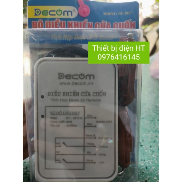 Điều khiển cửa cuốn DC-2017 [Chính Hãng Decom]