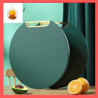Thớt Nhựa PE đa năng chống nấm mốc kháng khuẩn, Thớt tròn đường kính 33cm-Vệ Sinh Dễ Dàng