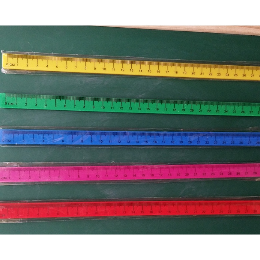 Thước nam châm dán bảng từ, tủ lạnh - Thước hít dính bảng văn phòng phẩm