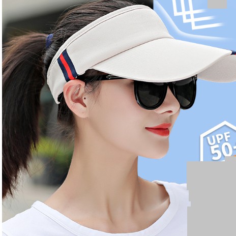 mũ lưỡi trai nửa đầu rộng vành chống nắng chống uv cao cấp, nón kết nửa đầu thể thao
