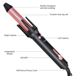 CkeyiN Automatic Hair Curler Ceramic Fast Heating Temperature-Adjustable HS485