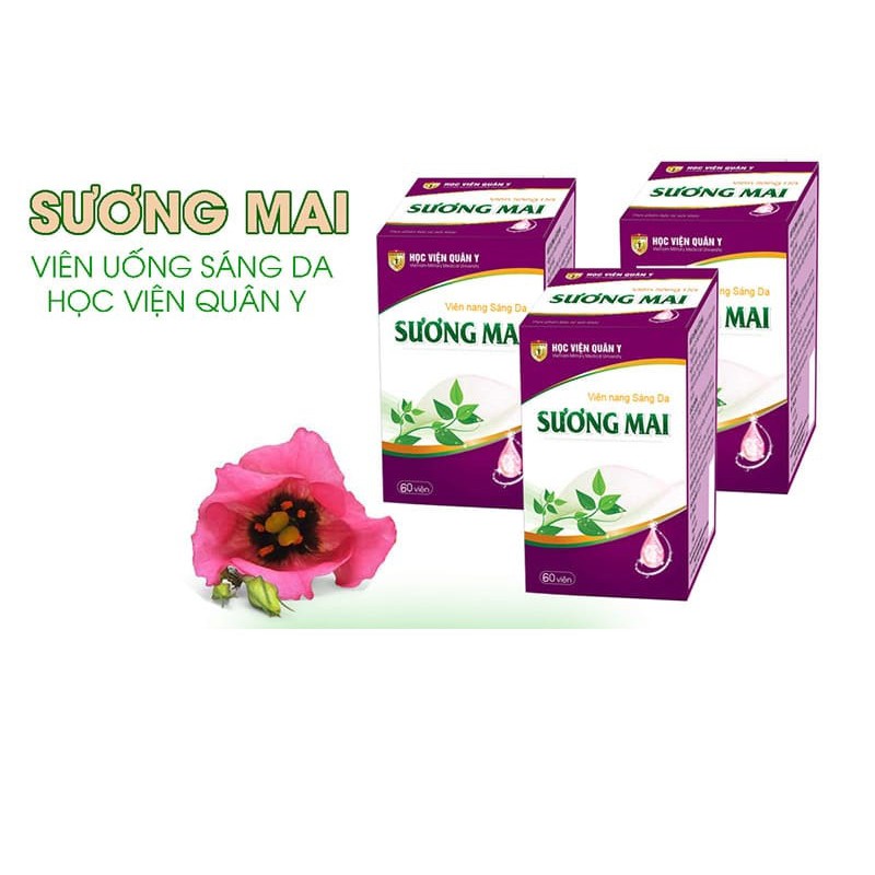 Viên Uống Sáng Da Sương Mai - Học viện Quân Y