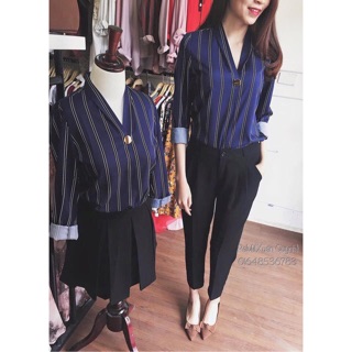 Quần baggy vải