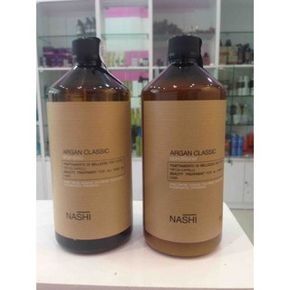 DẦU GỘI XẢ PHỤC HỒI NASHI ARGAN CLASSIC 1000ML