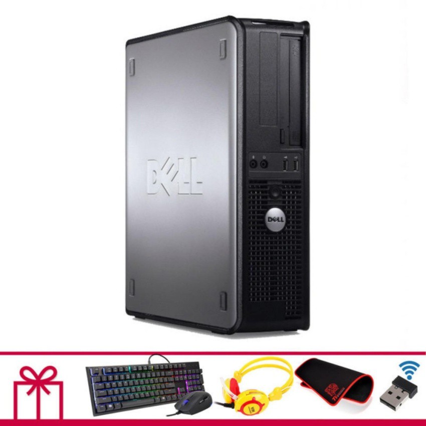 Máy tính để bàn Dell Optiplex 755 DT (Core 2 Duo, Ram 8GB, HDD 500GB) + Quà Tặng - Hàng Nhập Khẩu