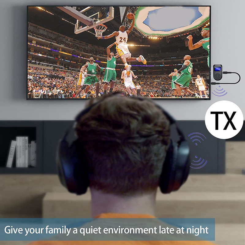 Thiết Bị Truyền Nhận Tín Hiệu Bluetooth 5.0 4 Trong 1 Cho Xe Hơi / Nhà Cửa