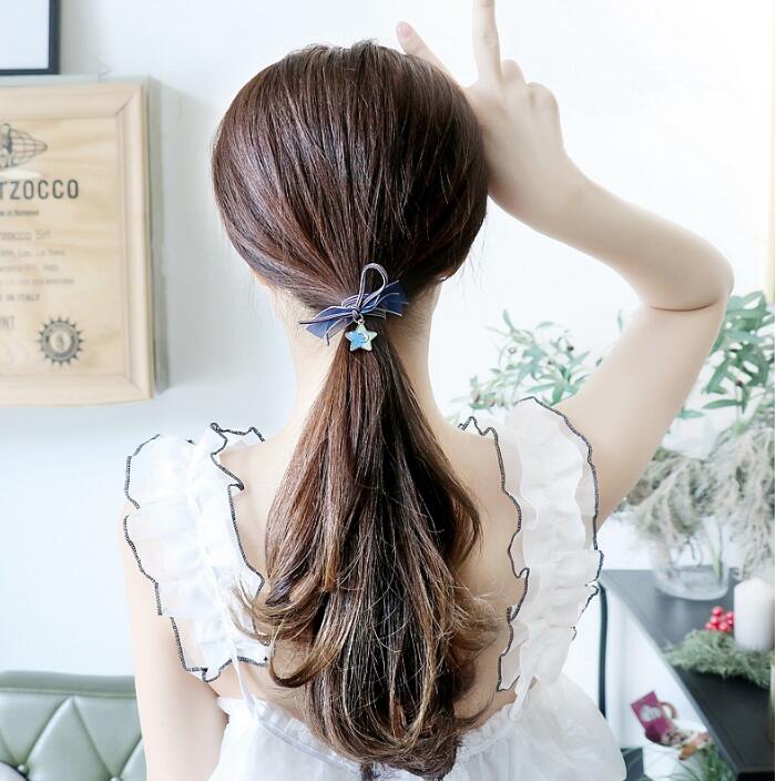 Dây buộc tóc hình ngôi sao thiết kế xinh xắn dành cho nữ