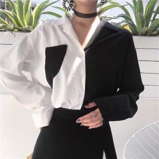 Áo sơ mi phối màu