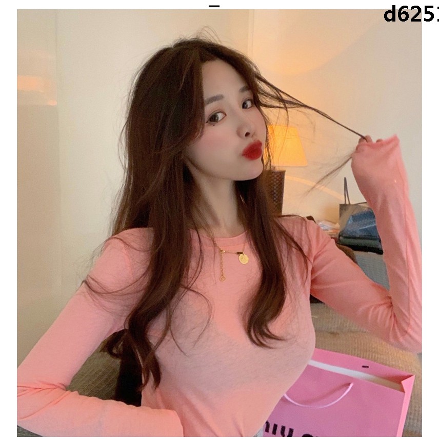 Áo Thun Nữ Tay Ngắn Dáng Ôm Màu Kẹo Ngọt Phong Cách Hàn Quốc 2020 | BigBuy360 - bigbuy360.vn