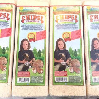 Mùn cưa nén cao cấp Chipsi 1kg có hương thơm - lót chuồng cho Hamster, Sóc, Thỏ, Bọ...