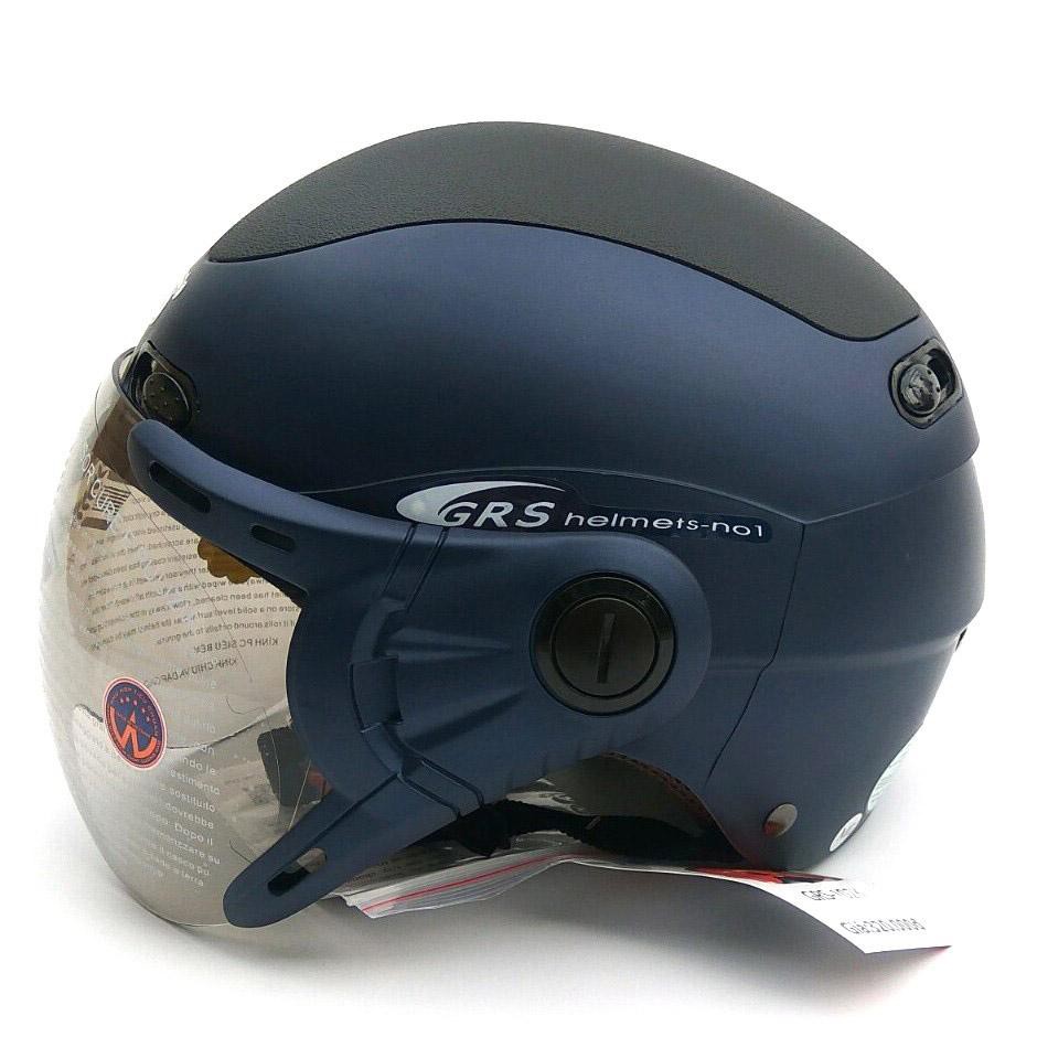 Mũ bảo hiểm nửa đầu có kính GRS a102k, nhiều màu, bảo hành 12 tháng SHOP MŨ 192