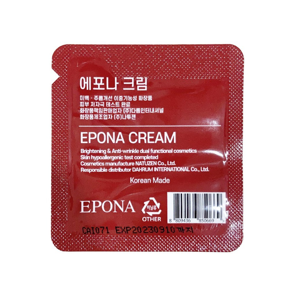 [QUÀ TẶNG] [HB GIFT] Kem Dưỡng Da Đa Năng Chống Lão Hóa Chiết Xuất Dầu Ngựa Epona 1ml | BigBuy360 - bigbuy360.vn