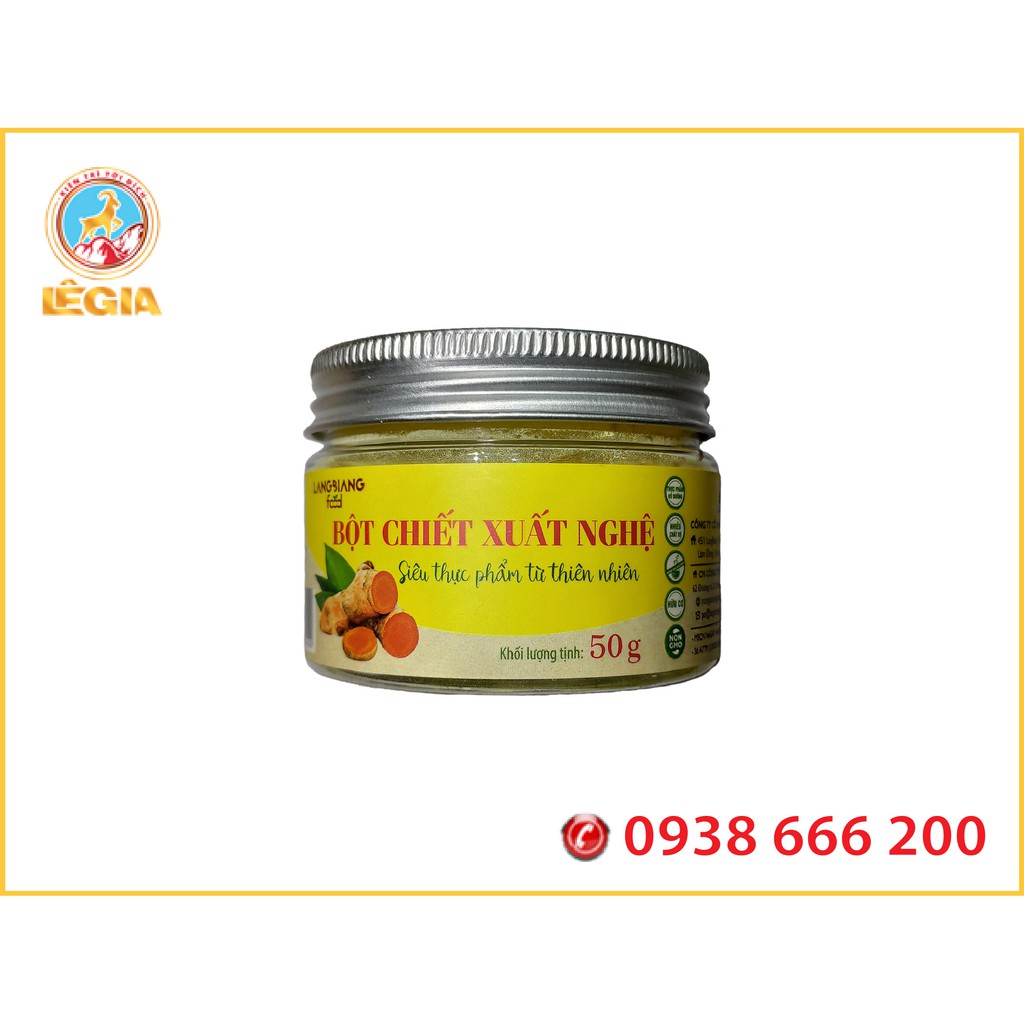 BỘT CHIẾT XUẤT NGHỆ LANGBIANG FOOD 50G