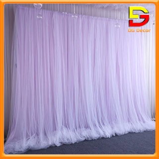 Vải Voan Lưới Làm Rèm Sinh Nhật, Rèm Cửa, May Váy Tutu Rộng 1.7M Căng Phẳng DG-155