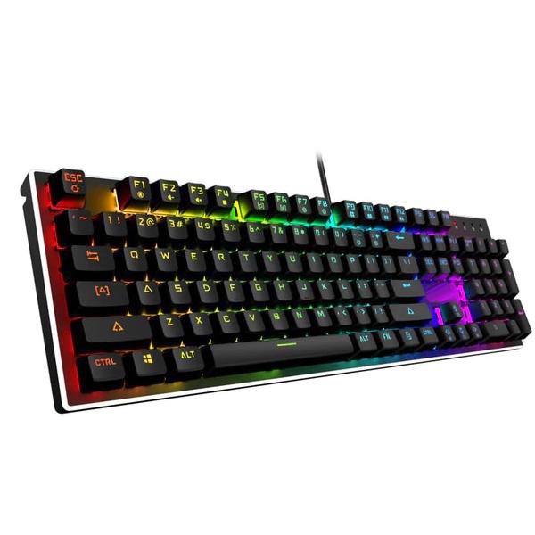 Bàn phím cơ Gaming K101, bàn phím cơ hỗ trợ game thủ có đèn LED cao cấp
