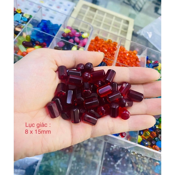 Bi đá - Lục giác/Gămbi ( Đỏ tươi đậm )