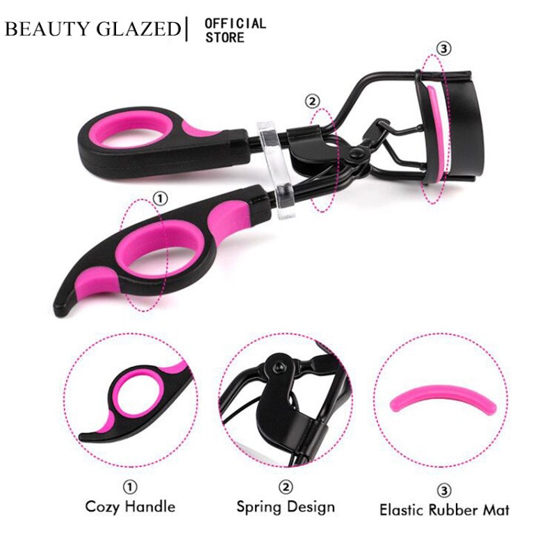 BEAUTY GLAZED mascara + dụng cụ uốn mi, không thấm nước và sử dụng lâu dài | BigBuy360 - bigbuy360.vn