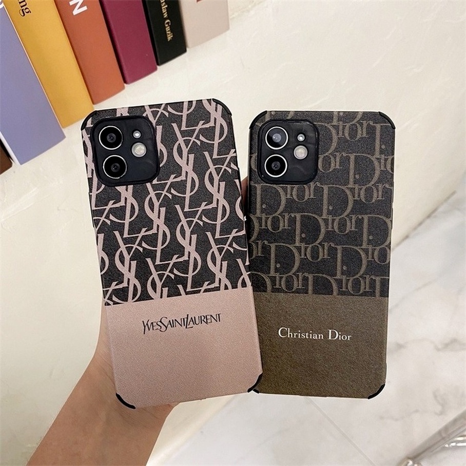 Ốp điện thoại họa tiết chữ thời trang thích hợp cho iPhone 13 12 11 Pro Max Se 2020 Xr X 7 8 Plus