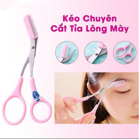 Kéo tỉa lông mày chuyên dụng 2 trong 1 cắt lông mày Mini BrownClass KTLM | BigBuy360 - bigbuy360.vn