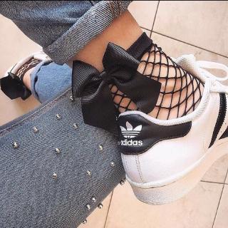 Dây đeo Nhật Bản lưới nữ nữ Harajuku Lolita vớ công chúa trắng vớ ren lưới Hàn Quốc vớ M10