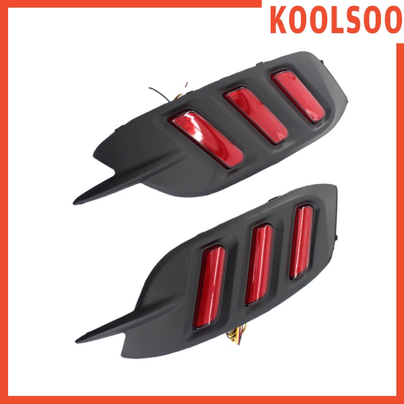 Set 2 Khung Đèn Đuôi Xe Màu Đỏ Cho Honda Civic Sedan