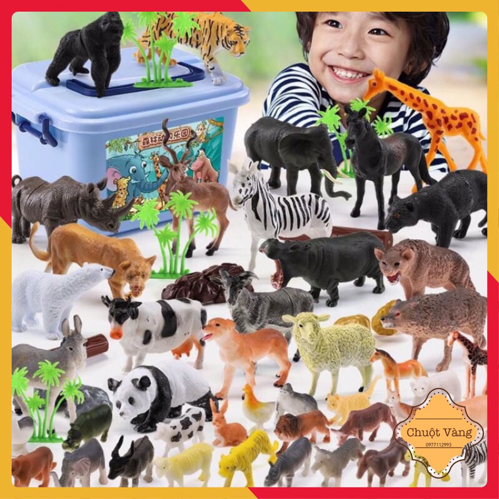 Bộ đồ chơi Mô Hình Khủng Long 58 Chi Tiết