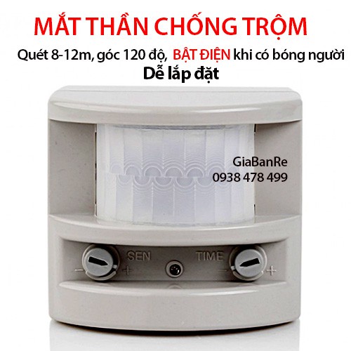 THIẾT BỊ BÁO TRỘM HỒNG NGOẠI THÔNG MINH CÓ CÒI HÚ - 5173