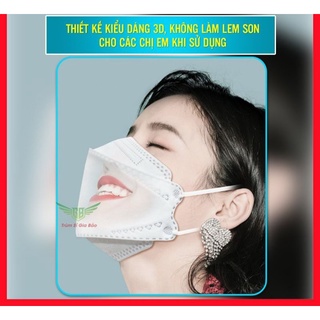 [Túi 5 chiếc] Khẩu trang 4D KF94 Hàn Quốc (khẩu trang con cá khẩu trang phi thuyền)