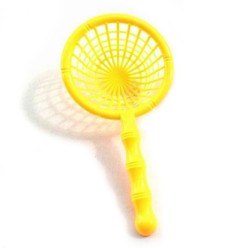 Vợt Lưới Bắt Cá Bằng Nhựa 16.5cm Có Tay Cầm Tiện Dụng Cho Bé Màu Sắc