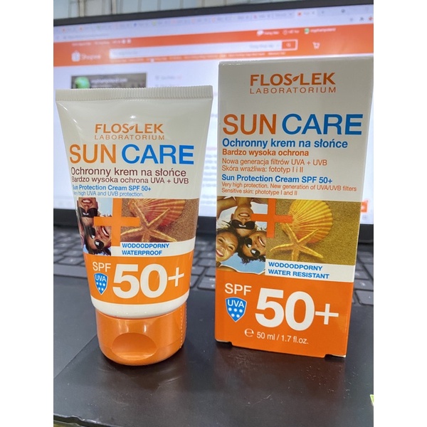 Kem Chống Nắng Sun Care Flos-Lek 50+