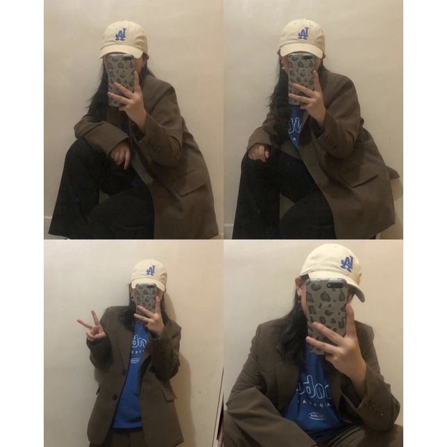 Mũ lưỡi Trai L.A - N.Y Basic màu Beige