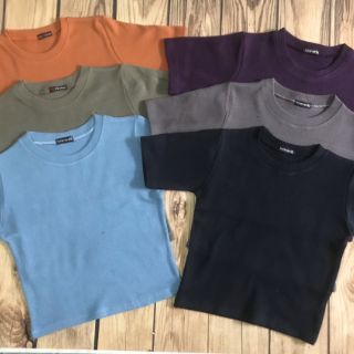 Áo Croptop tay lỡ thun gân