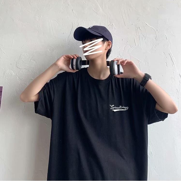 [M-8XL] Áo phông trơn nam oversized Áo phông Unisex chữ A Áo phông form rộng Áo phông chui đầu nam nữ