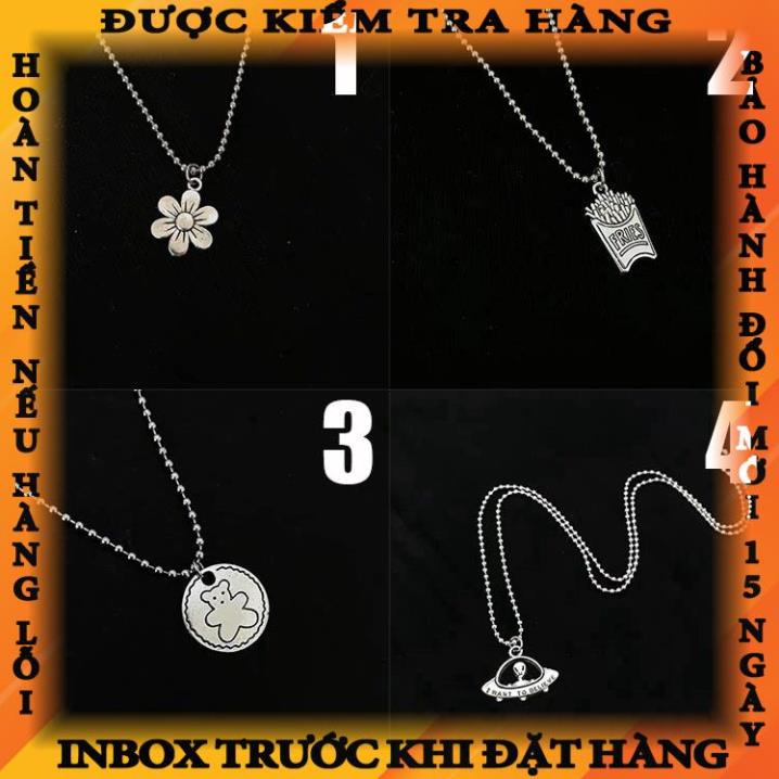 Vòng cổ bạc phong cách hiphop unisex dành cho nam/ nữ tranduong