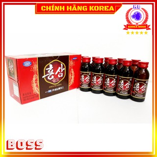Nước Hồng Sâm Hàn Quốc, Nước Sâm Chính Hãng Korea Boss Hộp 10 chai