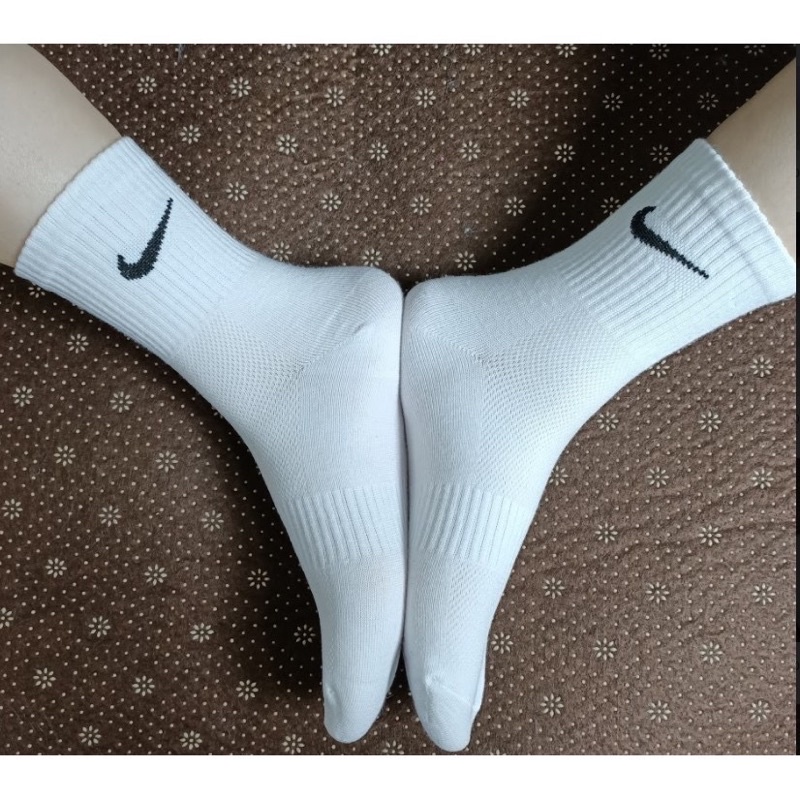 Tất nike dệt kim cổ cao thể thao cao cấp Freeship