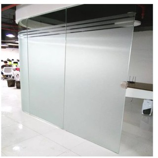 Giấy dán kính màu trắng nhám không hoa văn trang trí nhà cửa, chống nắng, làm mờ cửa kính, vách ngăn phòng bằng kính