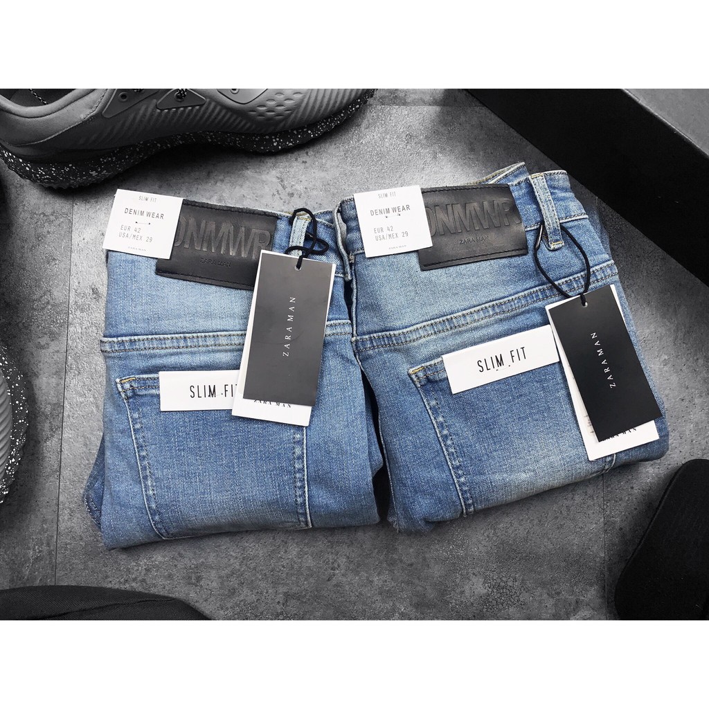 New (VNXK - FREESHIP - HÌNH THẬT) QUẦN JEAN NAM ZARA RÁCH -aj224 ཉ ' ¹