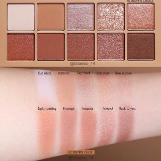 Bảng Mắt Clio Pro SỐ #02 Brown Choux Eye Palette