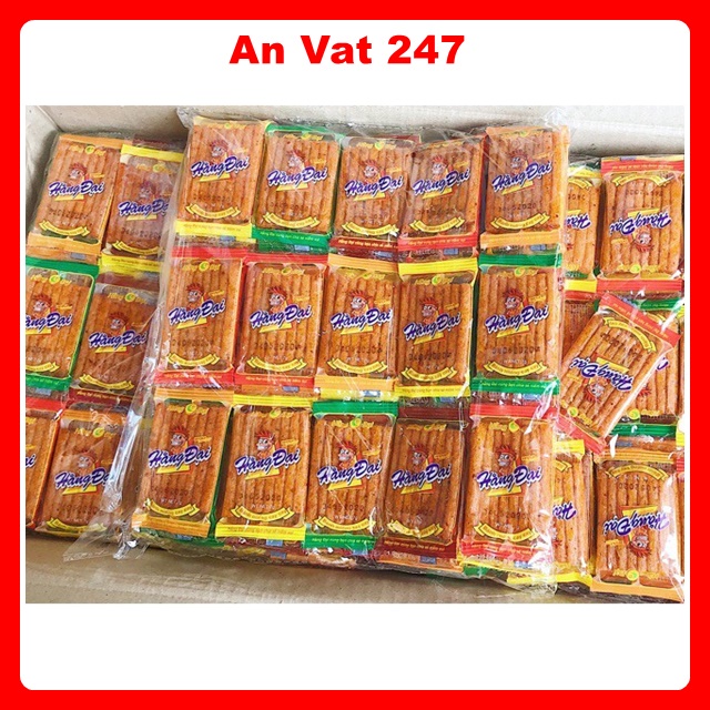 Bịch 60 Gói Dê Nướng Hằng Đại MiNi Đồ Ăn Vặt Cay Ngon Vé Về Tuổi Thơ