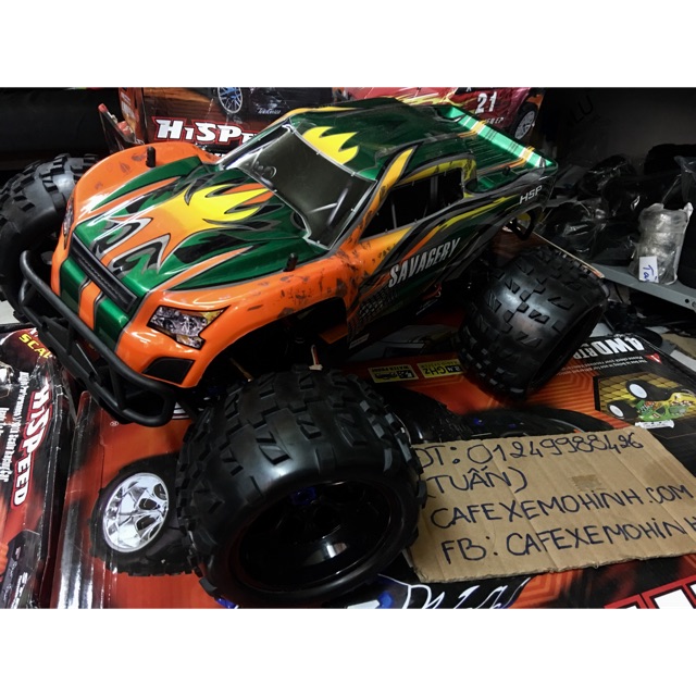 Xe điều khiển monster truck 1/8 size to chạy 100km/h