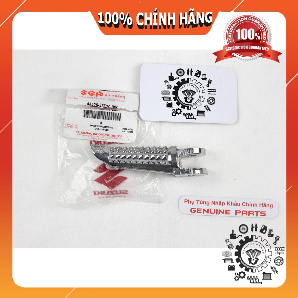 Cục nhôm gác chân trước SATRIA RAIDER, GSX, BANDIT chính hãng Suzuki Indo