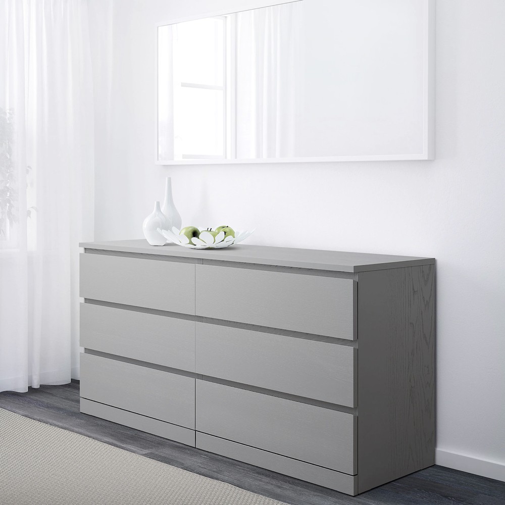 [Freeship Tp.HCM] Tủ đựng đồ MDF cao cấp MALM 6 ngăn kéo, thiết kế IKEA kiểu dáng phong cách Bắc Âu hiện đại | BigBuy360 - bigbuy360.vn